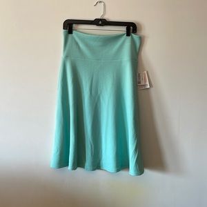 LulaRoe large azure skirt
